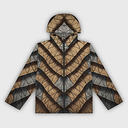 Ветровка с капюшоном женская Броненосец, цвет: 3D-черный