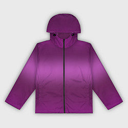 Ветровка с капюшоном женская Темный сливовый с переливом, цвет: 3D-черный
