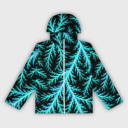 Ветровка с капюшоном женская Разряды электричества Tie Dye, цвет: 3D-белый