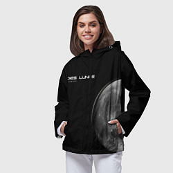 Ветровка с капюшоном женская Луна- dies lunes, цвет: 3D-черный — фото 2