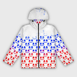 Ветровка с капюшоном женская Marshmello russia color, цвет: 3D-черный