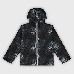 Женская ветровка Блестящая металлическая броня