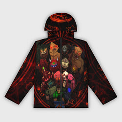Ветровка с капюшоном женская 25 лет DOOM, цвет: 3D-черный