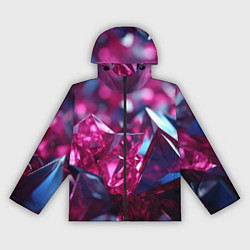 Женская ветровка Яркие розовые хрусталики