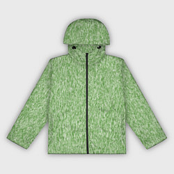 Ветровка с капюшоном женская Эффект шерстяных прядей, цвет: 3D-черный