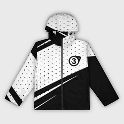 Ветровка с капюшоном женская Half life pattern valve, цвет: 3D-черный