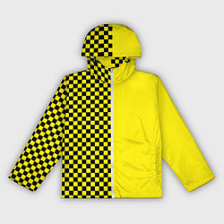 Ветровка с капюшоном женская Стиль таксиста, цвет: 3D-белый