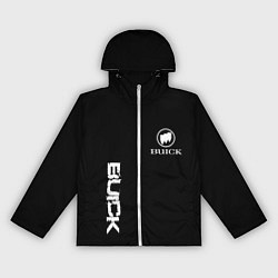 Ветровка с капюшоном женская Buik logo white, цвет: 3D-белый