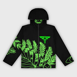 Ветровка с капюшоном женская The Last of Us acid logo, цвет: 3D-черный