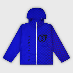 Ветровка с капюшоном женская Half life 3 logo games, цвет: 3D-белый