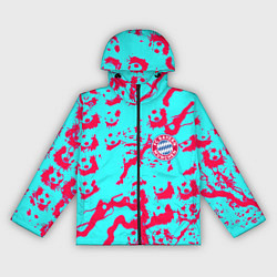 Ветровка с капюшоном женская Бавария Мюнхен спорт текстура, цвет: 3D-черный