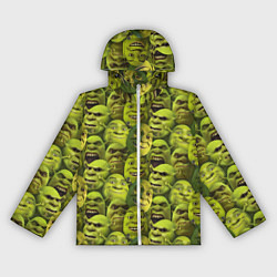 Женская ветровка Шрек - паттерн