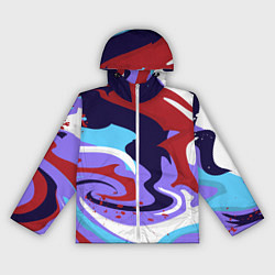 Женская ветровка Клякса абстракция