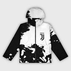 Ветровка с капюшоном женская Juventus smoke black fire, цвет: 3D-черный
