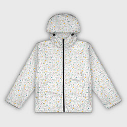 Ветровка с капюшоном женская Люди абстрактные и фигуры, цвет: 3D-черный