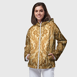 Ветровка с капюшоном женская Обои, цвет: 3D-белый — фото 2