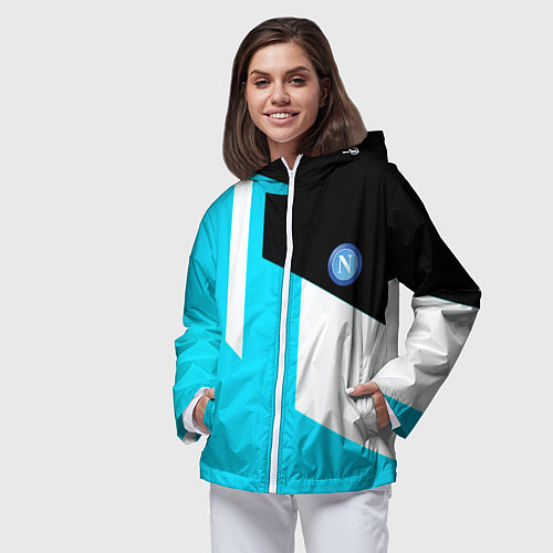 Женская ветровка Napoli geometry fc / 3D-Белый – фото 3