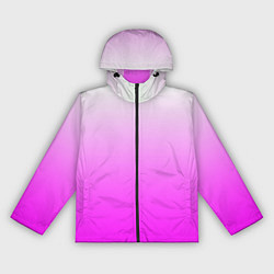 Ветровка с капюшоном женская Gradient color pink, цвет: 3D-черный