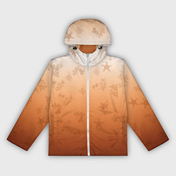 Ветровка с капюшоном женская Осенний градиент, цвет: 3D-белый