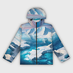 Женская ветровка Арктика льдины
