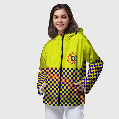 Женская ветровка Serious Sam pattern / 3D-Черный – фото 3