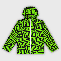 Ветровка с капюшоном женская PUBG pattern game, цвет: 3D-белый