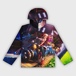 Ветровка с капюшоном женская Elf Jinx, цвет: 3D-черный