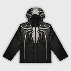Ветровка с капюшоном женская Костюм черного человека паука смешенного с веномом, цвет: 3D-черный
