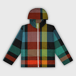 Ветровка с капюшоном женская Вечер у камина, цвет: 3D-белый