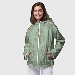 Ветровка с капюшоном женская Oboi CCCP, цвет: 3D-белый — фото 2