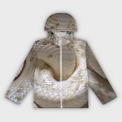 Ветровка с капюшоном женская Мой удав, цвет: 3D-белый