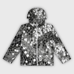 Ветровка с капюшоном женская Блистание, цвет: 3D-белый