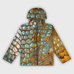 Ветровка с капюшоном женская Почувствуй себя змеей, цвет: 3D-черный