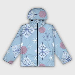 Женская ветровка Снежинки Эльзы