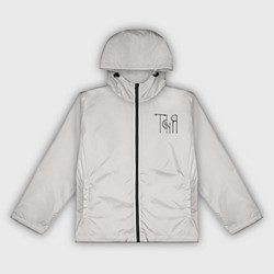 Ветровка с капюшоном женская Вязью Таня - чёрная надпись, цвет: 3D-черный