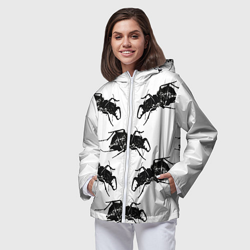 Женская ветровка Mezzanine / 3D-Белый – фото 3