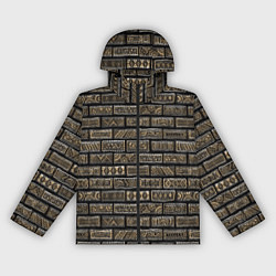 Женская ветровка Стена из декоративного кирпича
