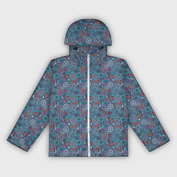 Женская ветровка Деревенский абстрактный цветочный узор