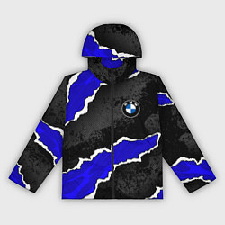 Женская ветровка BMW - синие разрывы