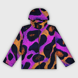 Женская ветровка Неоновый леопардовый узор
