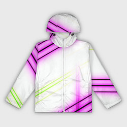 Женская ветровка Green white pink line