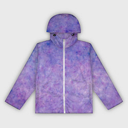 Ветровка с капюшоном женская Фиолетовый свет фонаря, цвет: 3D-белый