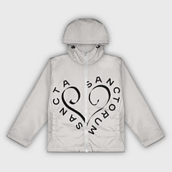 Ветровка с капюшоном женская Святая святых, цвет: 3D-белый