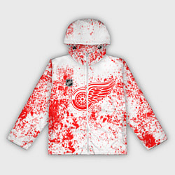 Ветровка с капюшоном женская Detroit Red Wings NHL white, цвет: 3D-белый