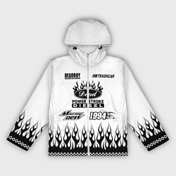 Ветровка с капюшоном женская Dead white - Bones, цвет: 3D-белый