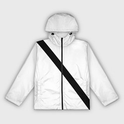 Ветровка с капюшоном женская Ремень безопасности пассажирский, цвет: 3D-черный