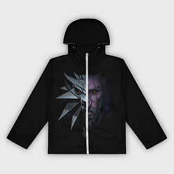 Ветровка с капюшоном женская Рожденный в Битве - Ведьмак 3, цвет: 3D-белый