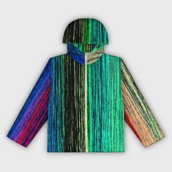 Ветровка с капюшоном женская Цветовая палитра, цвет: 3D-белый