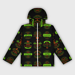 Ветровка с капюшоном женская Easter holidays, цвет: 3D-белый