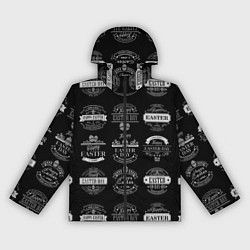Ветровка с капюшоном женская Easter holidays, цвет: 3D-черный